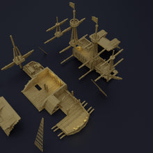 Load image into Gallery viewer, Floating Pirate Tavern - Miniatureland Terrain Wargaming D&amp;D DnD