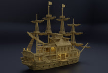 Load image into Gallery viewer, Floating Pirate Tavern - Miniatureland Terrain Wargaming D&amp;D DnD