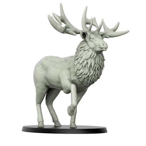 Red Deer - Wild Animals - 3D IP Studios - Terrain Wargaming D&D DnD 28mm 32mm 40mm 54mm 75mm 100mm