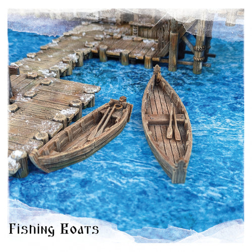 Fishing Boats - Morozivka, City Of The Frost - Multiverse - Terrain Wargaming D&D DnD