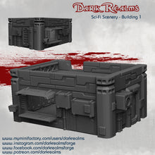 Load image into Gallery viewer, Building 1 - Sci-Fi Scenery - Dark Realms Terrain Wargaming D&amp;D DnD