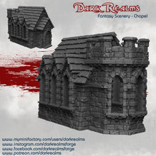 Load image into Gallery viewer, Chapel - Fantasy Scenery - Dark Realms Terrain Wargaming D&amp;D DnD