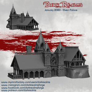 Palace  - Elven Scenery - Dark Realms Terrain Wargaming D&D DnD