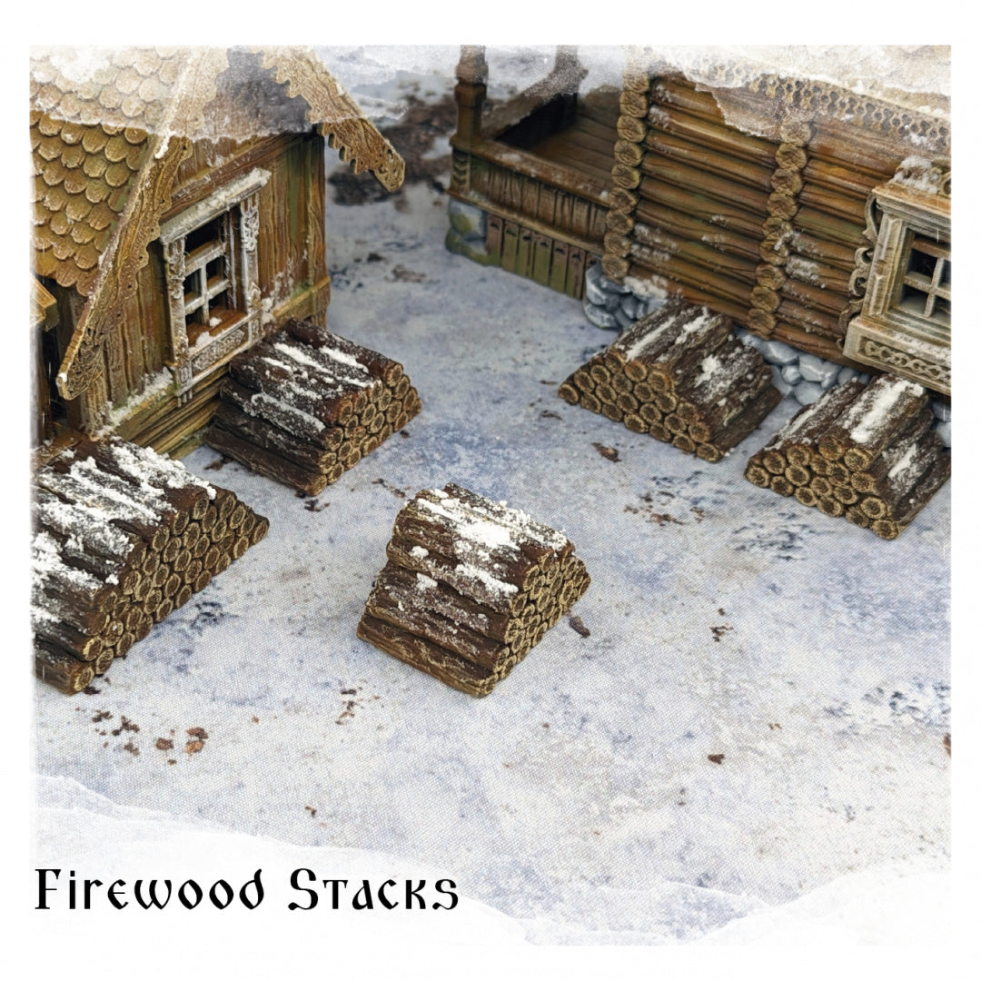 Firewood Stacks - Morozivka, City Of The Frost - Multiverse - Terrain Wargaming D&D DnD