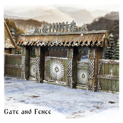 Gate And Fence - Morozivka, City Of The Frost - Multiverse - Terrain Wargaming D&D DnD