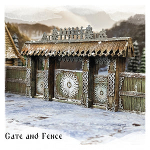 Gate And Fence - Morozivka, City Of The Frost - Multiverse - Terrain Wargaming D&D DnD