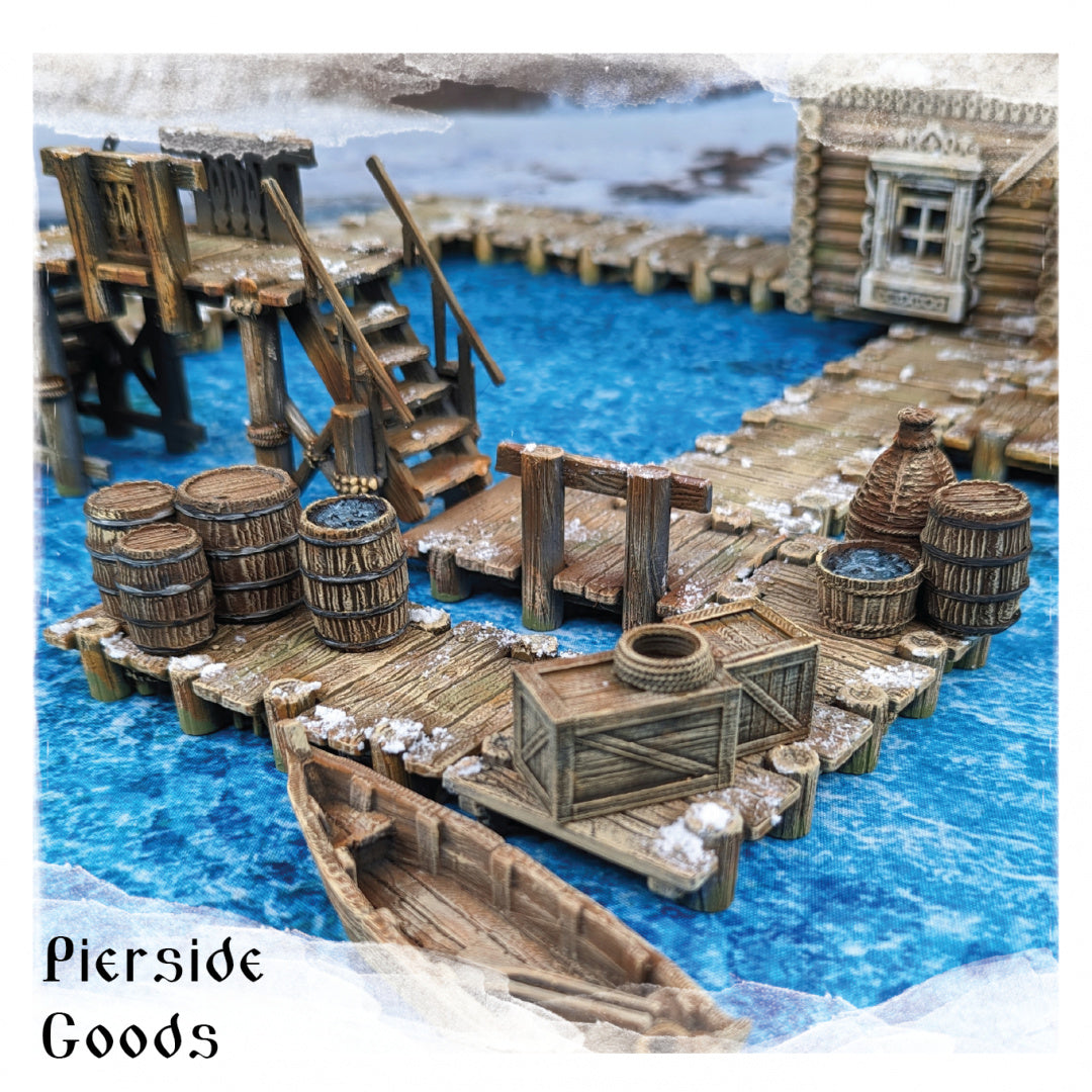 Pierside Goods - Morozivka, City Of The Frost - Multiverse - Terrain Wargaming D&D DnD