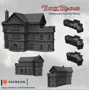 Fortified Manor - Fantasy Scenery - Dark Realms Terrain Wargaming D&D DnD