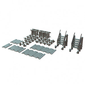 Wooden Piers - Morozivka, City Of The Frost - Multiverse - Terrain Wargaming D&D DnD