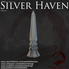 Load image into Gallery viewer, Obelisk - Silver Haven - Dark Realms Terrain Wargaming D&amp;D DnD