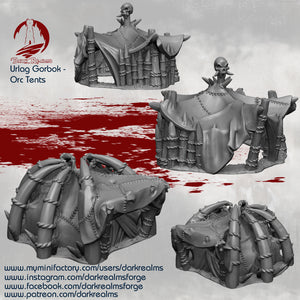 Orc Tent 2 - Urlag Gorbok - Dark Realms Terrain Wargaming D&D DnD