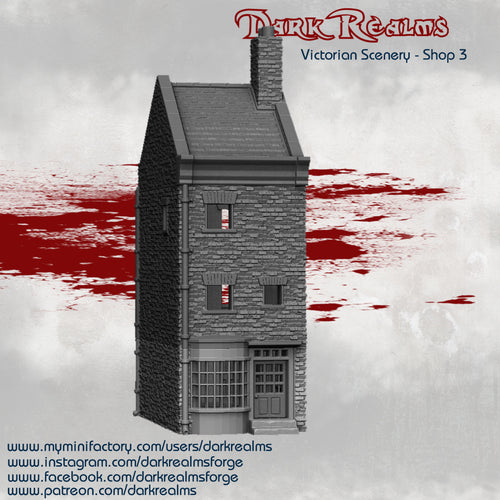 Shop 3 - Victorian Scenery - Dark Realms Terrain Wargaming D&D DnD