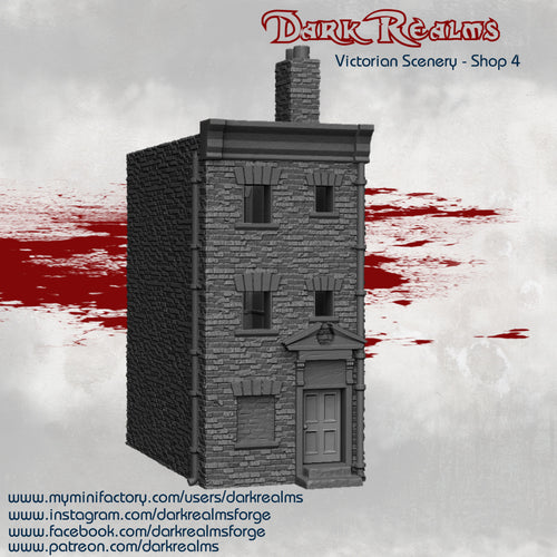 Shop 4 - Victorian Scenery - Dark Realms Terrain Wargaming D&D DnD
