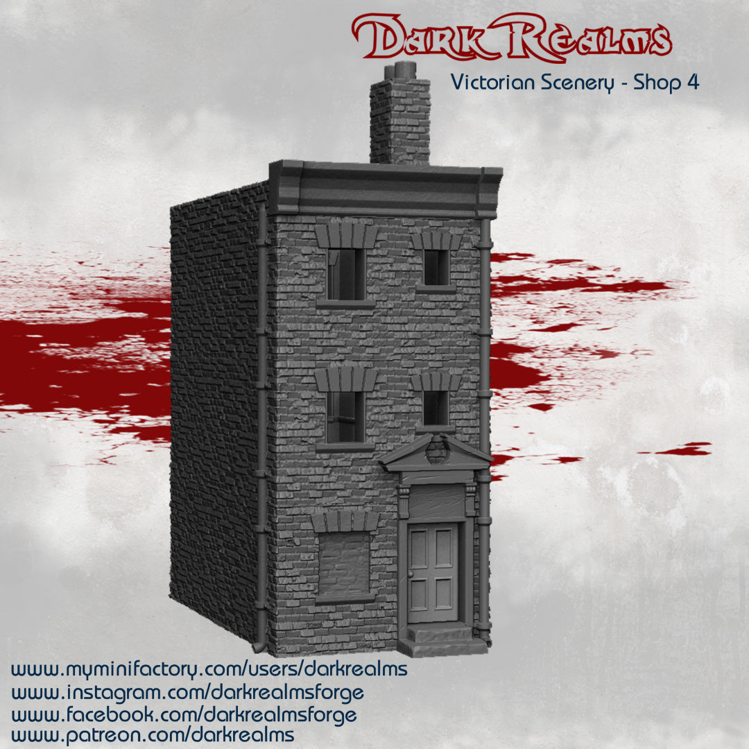 Shop 4 - Victorian Scenery - Dark Realms Terrain Wargaming D&D DnD
