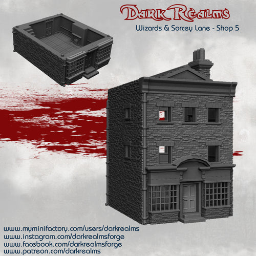 Shop 5 - Victorian Scenery - Dark Realms Terrain Wargaming D&D DnD