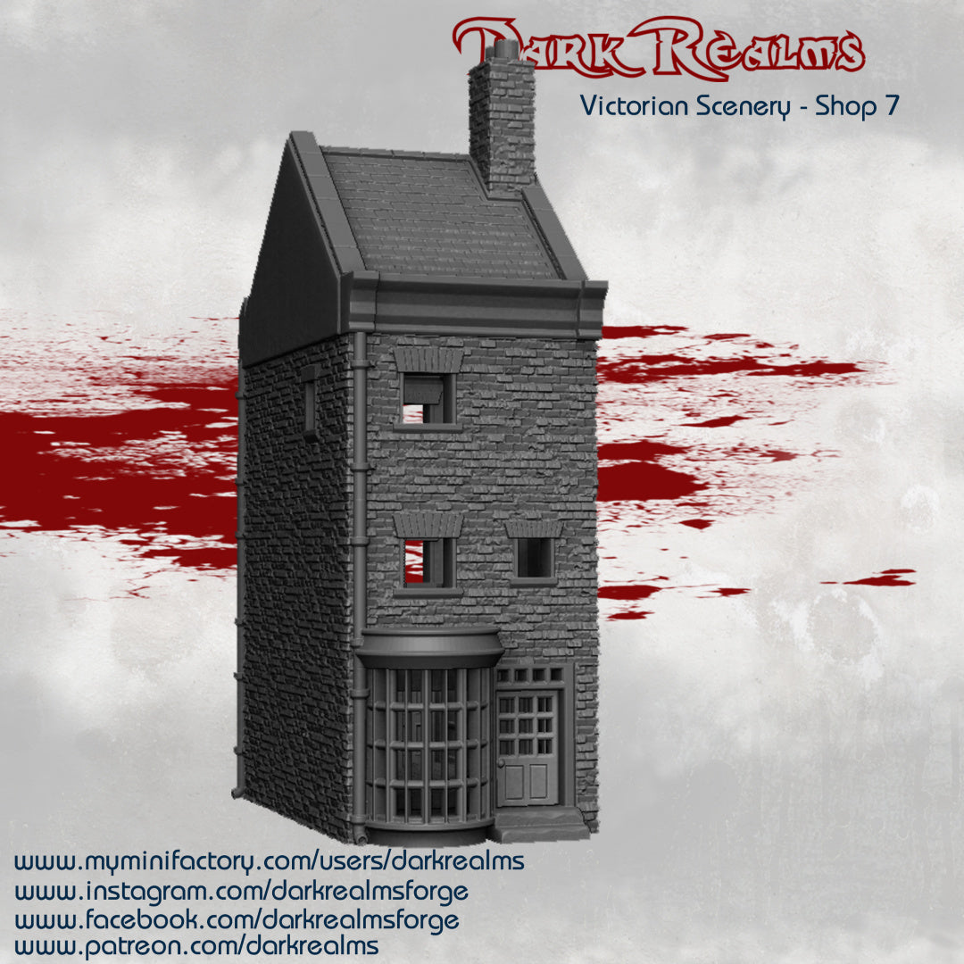 Shop 7 - Victorian Scenery - Dark Realms Terrain Wargaming D&D DnD