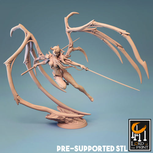 Succubus Fighter - Rescale Miniatures - Wargaming D&D DnD