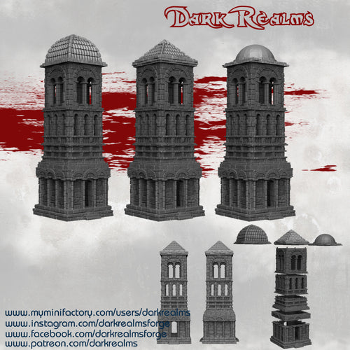 Stone City Tower 2 - Arkenfel - Dark Realms Terrain Wargaming D&D DnD