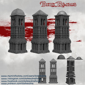Stone City Tower 2 - Arkenfel - Dark Realms Terrain Wargaming D&D DnD