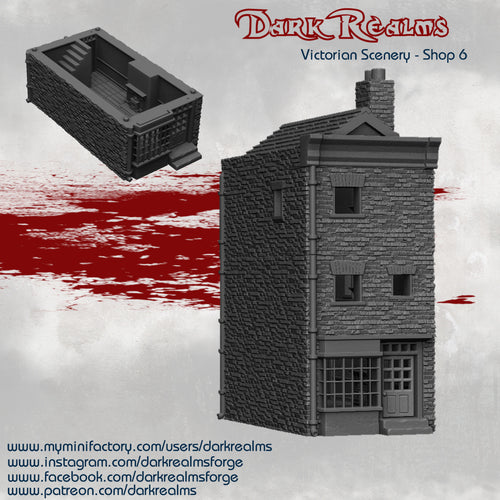 Shop 6 - Victorian Scenery - Dark Realms Terrain Wargaming D&D DnD