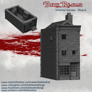 Shop 6 - Victorian Scenery - Dark Realms Terrain Wargaming D&D DnD