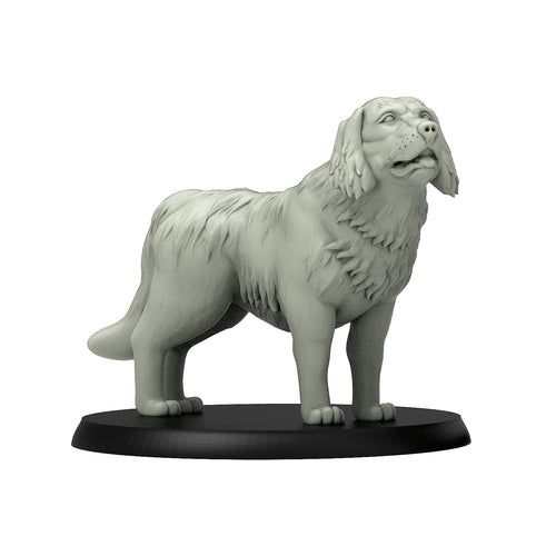 Retrivier - Dogs - 3D IP Studios - Terrain Wargaming D&D DnD 28mm 32mm 40mm 54mm 75mm 100mm 125mm
