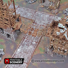 Load image into Gallery viewer, Rope Bridge - Shadowfey - Printable Scenery Terrain Wargaming D&amp;D DnD