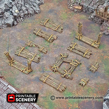 Load image into Gallery viewer, Rope Bridge - Shadowfey - Printable Scenery Terrain Wargaming D&amp;D DnD