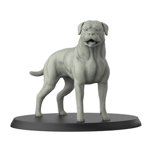 Rottweiler - Dogs - 3D IP Studios - Terrain Wargaming D&D DnD 28mm 32mm 40mm 54mm 75mm 100mm 125mm