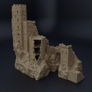 Ruined Old Castle - Miniatureland - Terrain Wargaming D&D DnD
