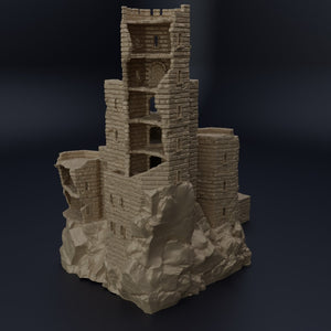 Ruined Old Castle - Miniatureland - Terrain Wargaming D&D DnD