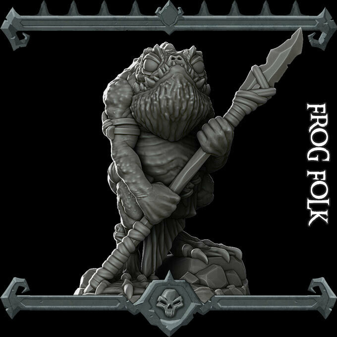 Frog Folk - Rocket Pig Wargaming D&D DnD
