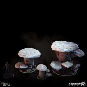 Cave Mushrooms | Goblin Grotto | Bestiarum | Miniatures D&D Wargaming DnD