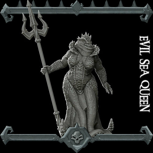 Evil Sea Queen - Rocket Pig Games Wargaming DnD D&D