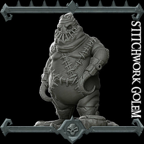 Stitchwork Golem - Rocket Pig Wargaming D&D DnD