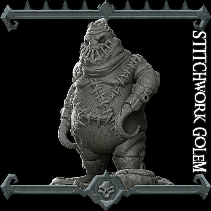 Stitchwork Golem - Rocket Pig Wargaming D&D DnD