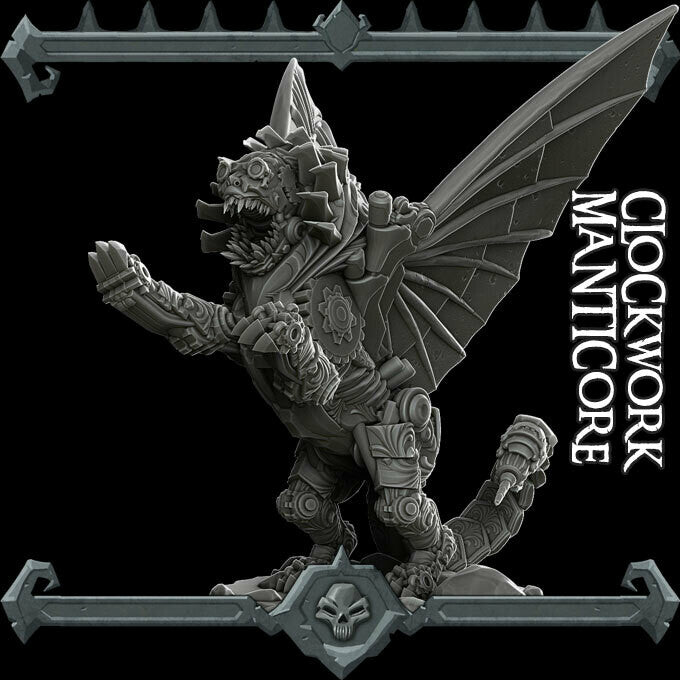 Clockwork Manticore - Rocket Pig Games Wargaming DnD D&D