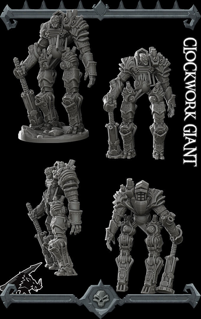 Dnd Rockets Clockwork Giant - Rocket Pig Games Wargaming DnD D&D – Dungeon Artifacts