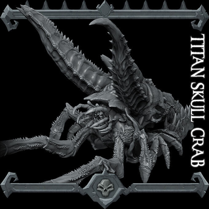 Titan Skull Crab - Rocket Pig Games Wargaming DnD D&D
