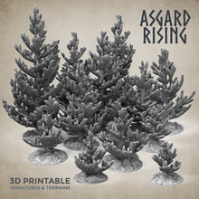 Load image into Gallery viewer, Forest Young Conifers Set - Asgard Rising Miniatures - Wargaming D&amp;D DnD