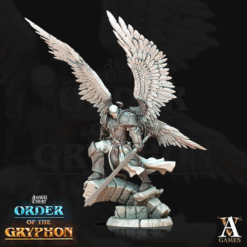 Justiciar Angels - Male - Astral Court, Order of the Gryphon - Archvillain Games - Wargaming D&D DnD