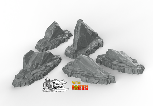 Agamot's Stones - Fantastic Plants and Rocks Vol. 2 - Print Your Monsters - Wargaming D&D DnD