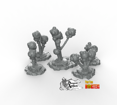 Alien Bulbs - Fantastic Plants and Rocks Vol. 2 - Print Your Monsters - Wargaming D&D DnD