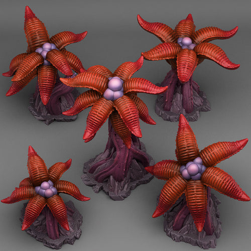 Alien Palms - Fantastic Plants and Rocks Vol. 3 - Print Your Monsters - Wargaming D&D DnD