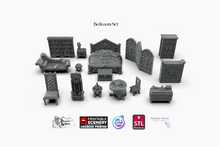 Load image into Gallery viewer, Dracul&#39;s Manor Complete Furnishing Set - Wargaming D&amp;D DnD Vampire Dracula