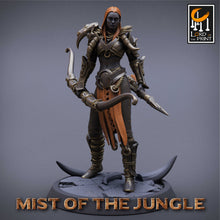Load image into Gallery viewer, Amazon Light Soldier Archer Squadron - Mist of the Jungle - Lord of the Print - Wargaming D&amp;D DnD