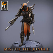 Load image into Gallery viewer, Amazon Light Soldier Archer Squadron - Mist of the Jungle - Lord of the Print - Wargaming D&amp;D DnD