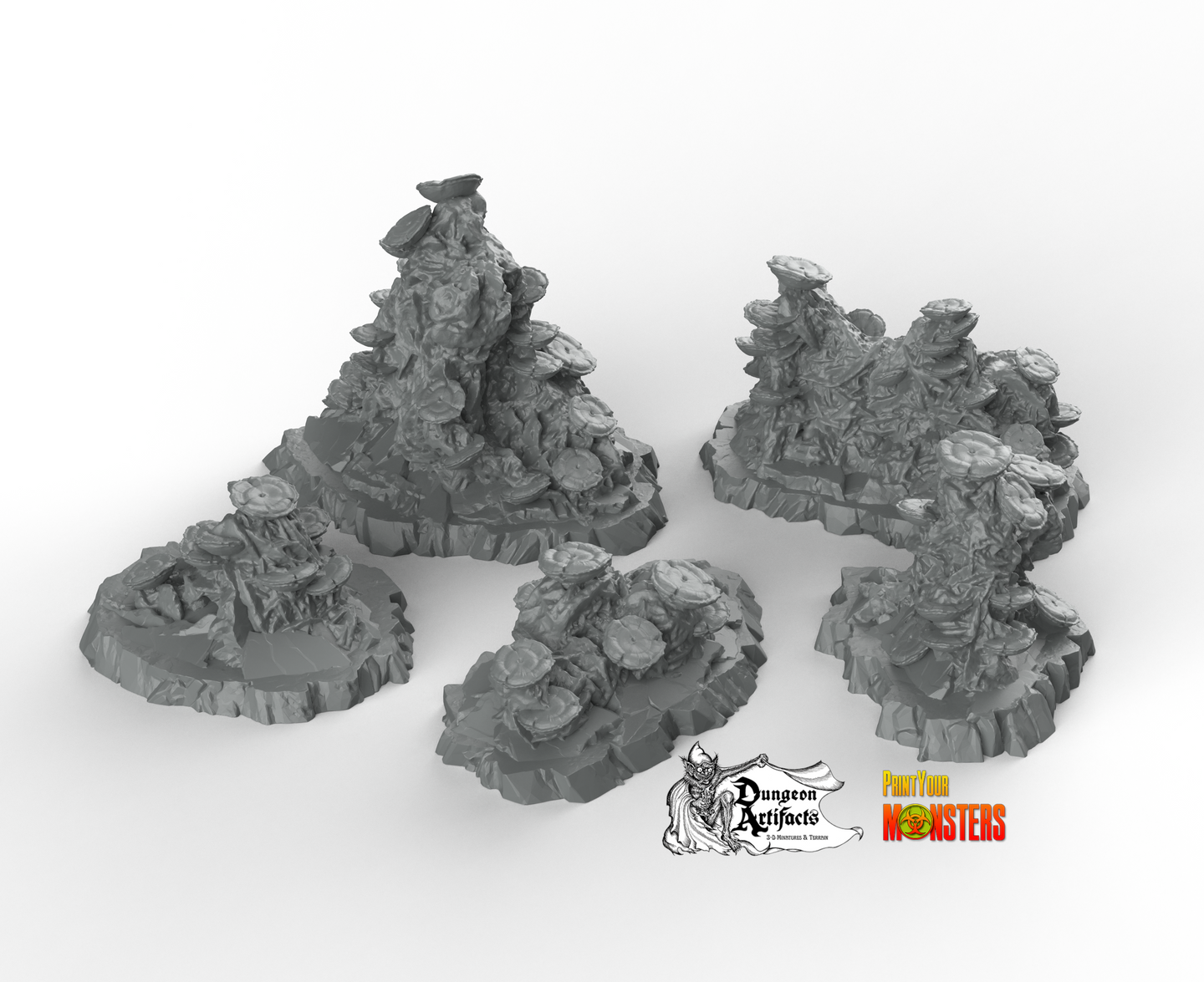 Ancient Moulds - Fantastic Plants and Rocks Vol. 2 - Print Your Monsters - Wargaming D&D DnD