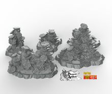 Load image into Gallery viewer, Ancient Moulds - Fantastic Plants and Rocks Vol. 2 - Print Your Monsters - Wargaming D&amp;D DnD