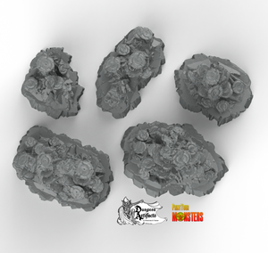 Ancient Moulds - Fantastic Plants and Rocks Vol. 2 - Print Your Monsters - Wargaming D&D DnD